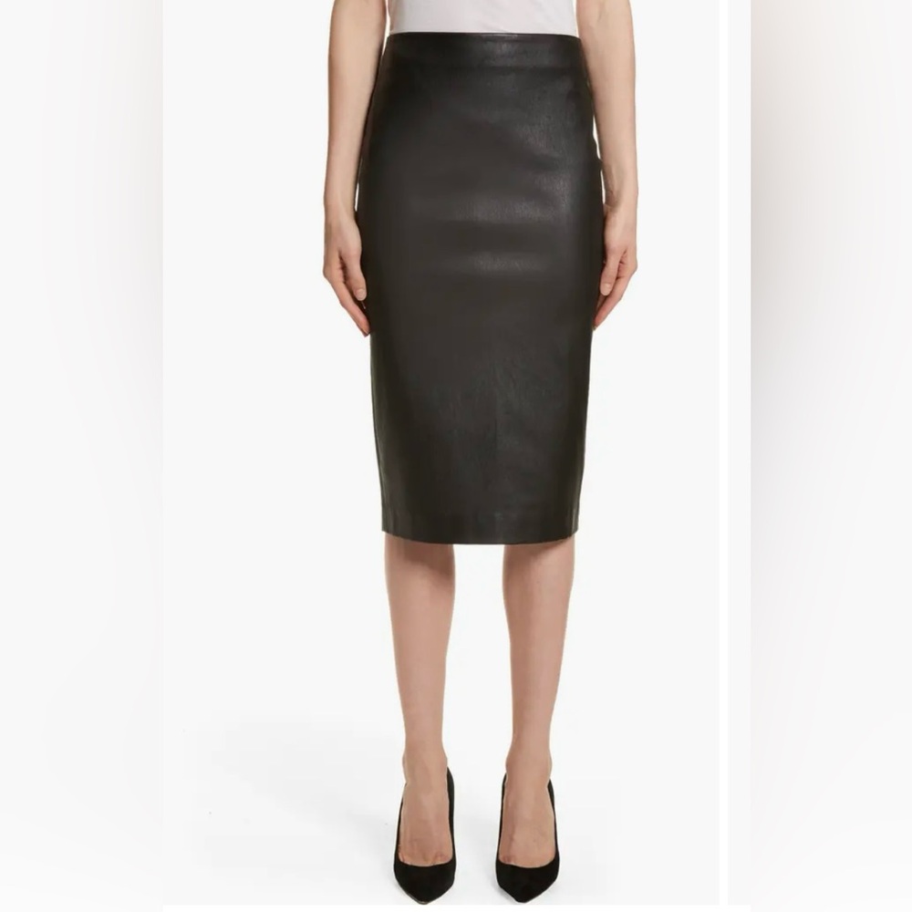 Faux leather Black Pencil Skirt